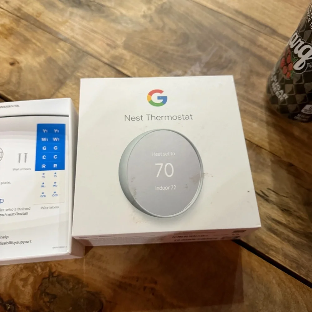 Google Nest Thermostat. Like new. Missing screws and wall plate. Cheap price!!